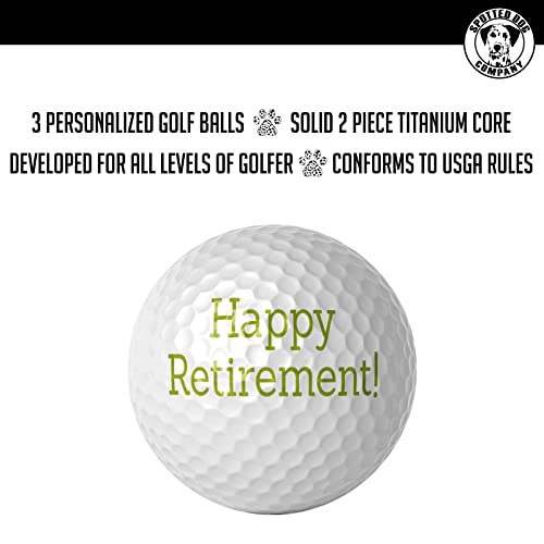 image for Spotted Dog Company Personalized 3pk Nitro Golf Balls - Printed Your T