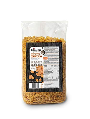 Consenza Glutenfreie Cornflakes Vollkorn, 4er Pack (4 x 250 g) Cover