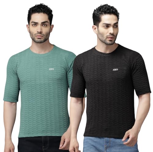 Image of TICOSS Men's Polyester Regular Fit T-Shirt