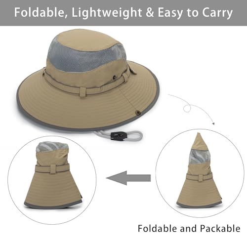 Sombrero de sol unisex color caqui tamaño M miniatura 3
