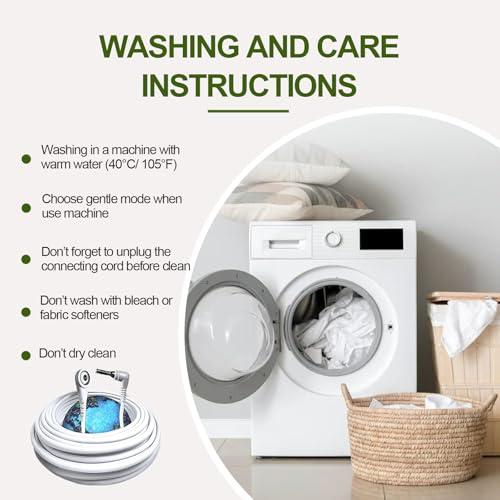 RIQINXIN Silver Fiber & Organic Cotton Grounding Bed Sheet Grounding Mat Earthing UK Natural Wellness Reduced Anxiety Better Sleep Healthy Earth Energy Mat with Natural Conductive Materials 100x200cm