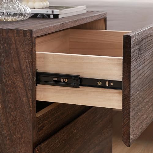 Table d'appoint avec 2 tiroirs pour salon chaleureux et coin lecture - 6