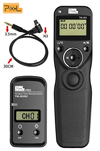 Pixel TW-283/N3 LCD Wireless Shutter Release Timer Remote Control for Canon 7D Series
