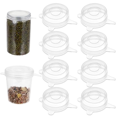 Qianyu 8 Pcs Same Size Silicone Stretch Lids for Fresh