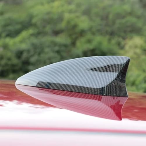 Image of Shark Fin Antenna Cover for Acura ZDX 2009-2017, Automotive Shark Fin GPS FM AM Radio Antenna,Carbon Fiber