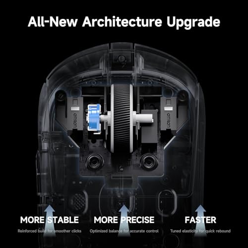 Image of MCHOSE A7 V2 Pro Wireless Gaming Mouse Esports 59g, PAW3395, 26K DPI, TOPSPEED Wired 8K /Wireless 1K Polling, 130 Hour Battery Life PC /Mac Black