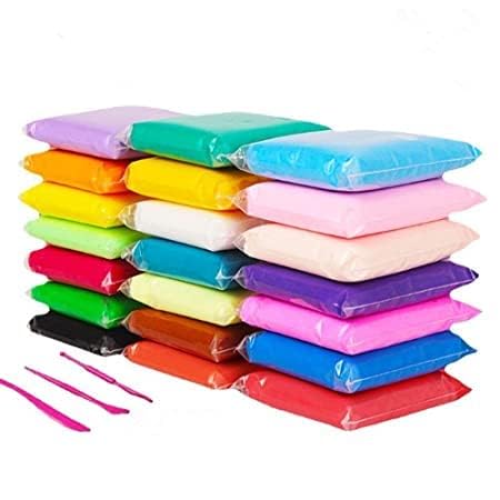 MOOLYAVAAN Products The Ultra Light Modelling Non-Toxic Bouncing Clay Multicolor Air Dry Clay Magic DIY Multicolor Foam Clay with Tools for Kids Use for School Project (Pack of 24) (B0C7822MWJ) Amazon Price History, Amazon Price Tracker