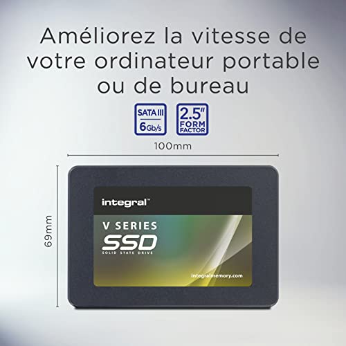Image of Integral V Series 2TB SATA III 2.5 Inch Internal SSD, up to 520MB /s Read, 470MB /s Write