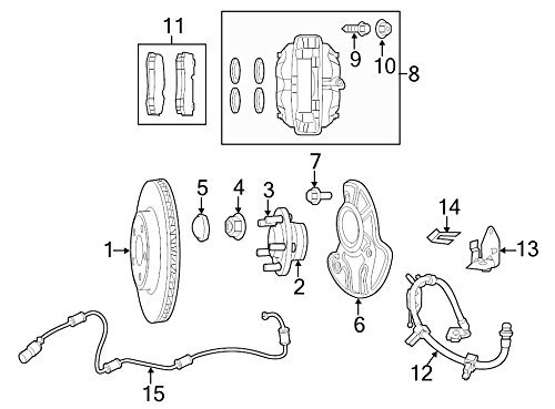Pad kit rear disc brake Mopar 68245118AA pour un freinage arrière stable