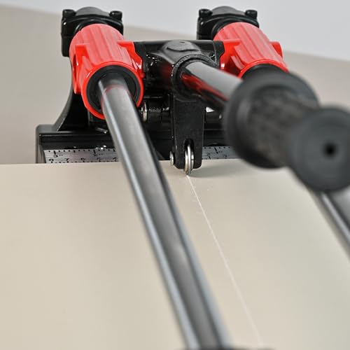 ROJOO 16inch Double Slide Rail Manual Tile Cutting Machine Wide Aluminum Bottom Plate Ceramic Porcelain Tile Cutter 40cm Heavy Duty 400mm R2818T040 - Image 5
