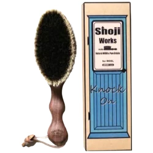 株式会社ショージワークス ウォールナットの洋服ブラシ ウール用 (CB-1)