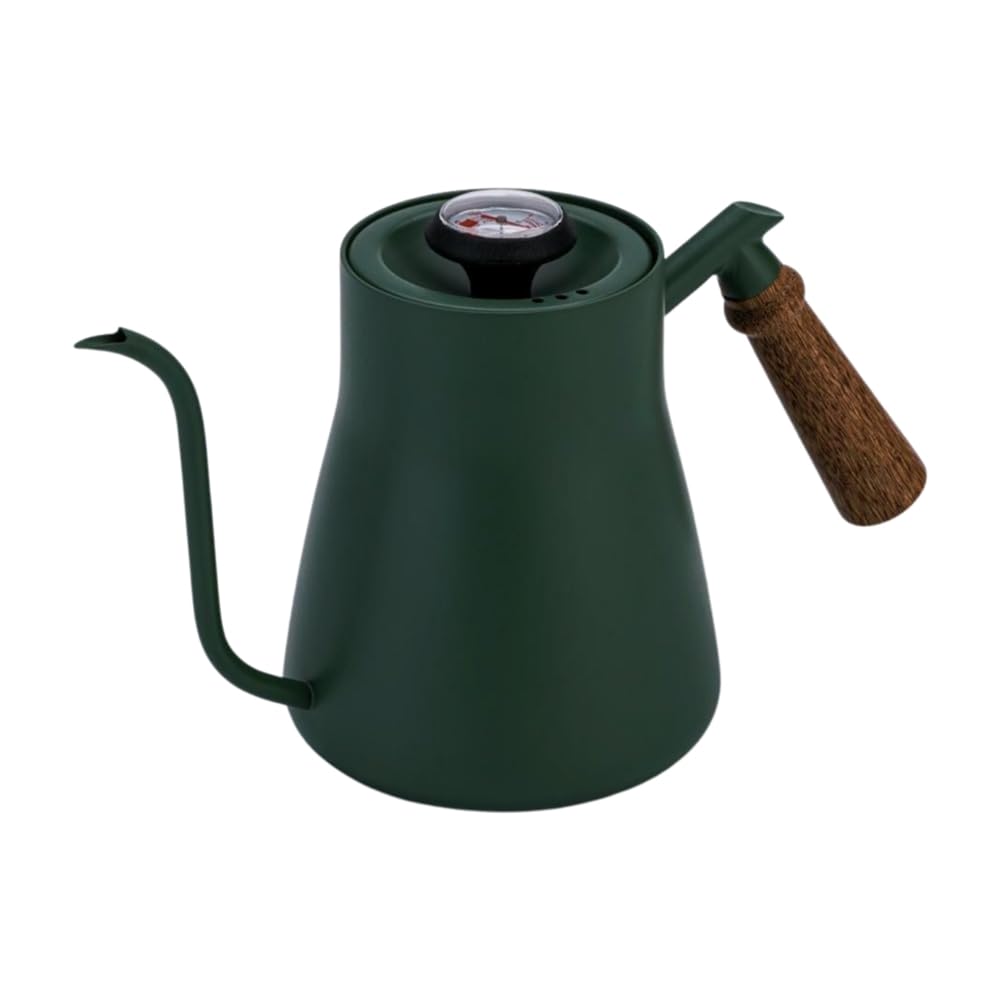 CTRLZS Hand Pour over Kettle Wooden Handle Hand Pour over Kettle Narrow Mouth Kettle Drip Coffee Hand Pour over Kettle D