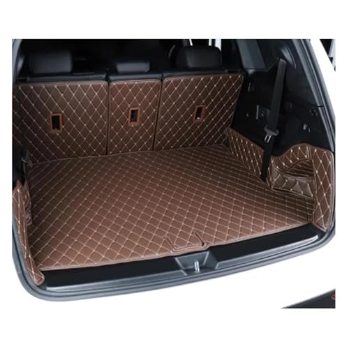 Tapis Coffre pour Mercedes GLB Protège Contre Taches et Saleté Marron