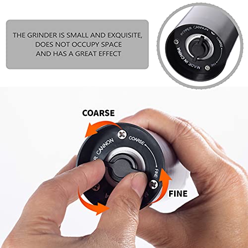 Mobestech Portátil Manual de Torção Mão Moinho de Pimenta- Sal Tempero Moedor De Multi- Funcional Ma