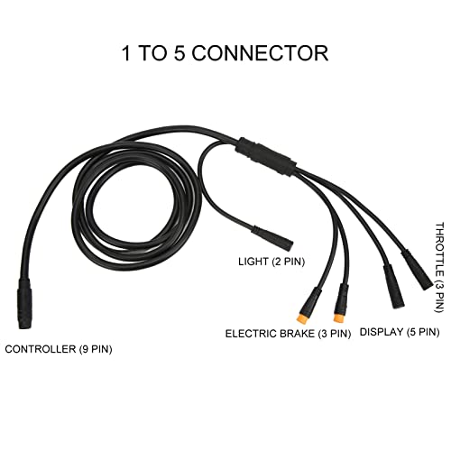 SPYMINNPOO Controlador de motor elétrico, controlador de velocidade à prova d'água 36V/48V 30A com