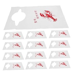 BELLIFFY Einweg Lätzchen für Erwachsene, 100 Stück