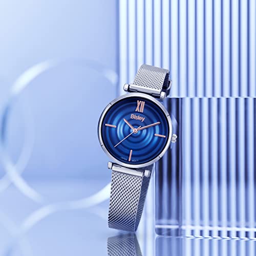Women's Mesh Bracelet Watch Silver Stainless Steel Strap Waterproof Quartz Watch Gift For Mom Ladies Girl #TOP4