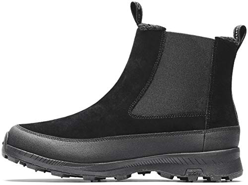 Icebug Mens Boda BUGrip Winter Walking Boot with Carbide Studded Traction Sole, Black, 10.5