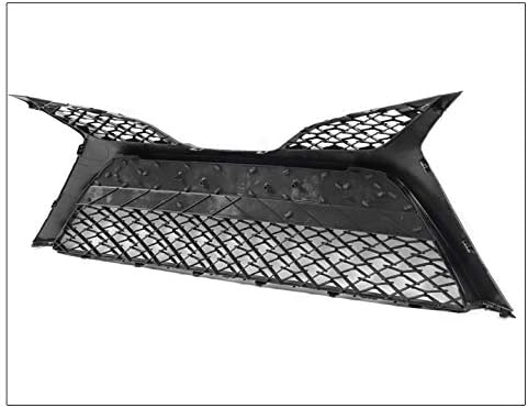 Front Bumper Lower Grille Grill Gloss Black Compatible with 2018-2020 Toyota Camry SE/XSE