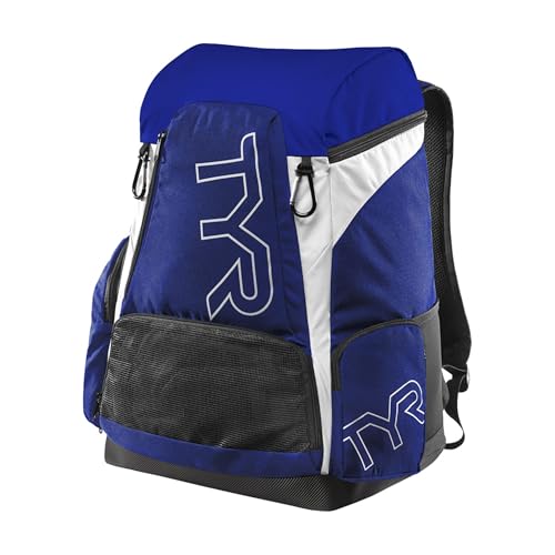 Image of Alliance Backpack TYR Wet /Dry Athletic Gym and Pool Bag for Men and Women - Separate Wet /Dry Compartments, 45L Capacity, Ergonomic, Water-Resistant - Available in Team Colors