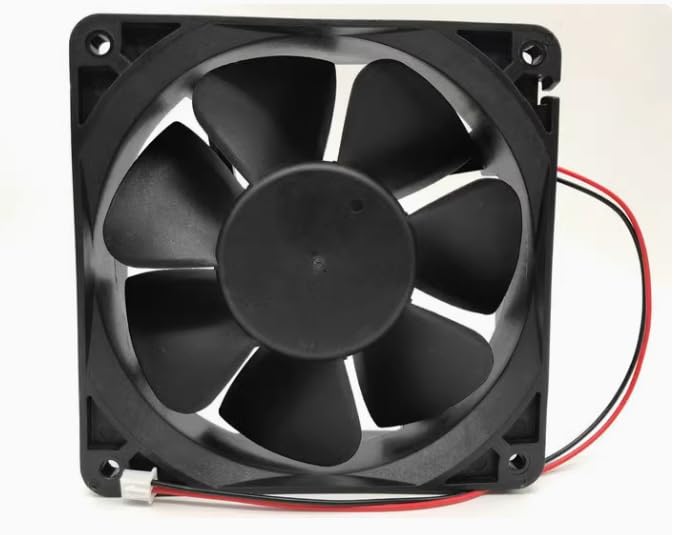 YM2412PMS1 DC 24V 0.34A 120x120x38mm 2-Wire Cooling Fan