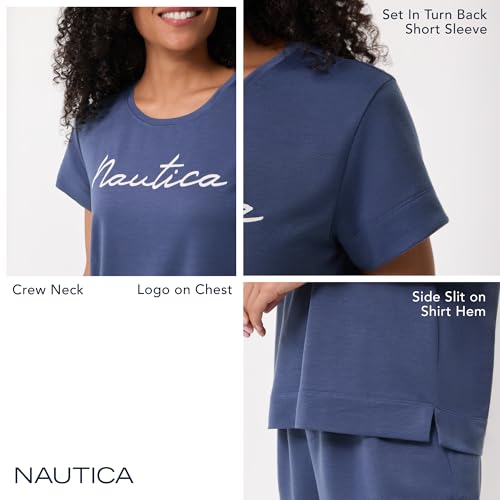 Image of Nautica Matching 2 & 4 Piece Pajamas for Women Set - Mix & Match Options