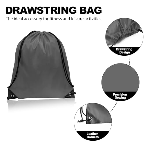 Goodtou Drawstring Backpacks, Drawstring Bags Nylon Backpack Draw String Back Bag Bulk Cinch Sack Drawstring Gym Bag Drawstring Backpack For Sport thumb #4
