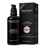 BIO Hyaluron Gesichtscreme hochdosiert 100ml + Bio-Aloe Vera + Arganöl Deep Hydration Formel • Feuchtigkeitscreme Gesicht Damen & Herren • Anti-Falten Anti-Aging Tagescreme Nachtcreme, Made in Germany