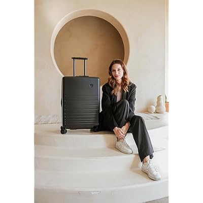 Traveler's Choice Markham Hardside Expandable Luggage with Double Spinner Wheels, Carry-On 21-Inch Suitcase, TSA Lock, 21-Inch, Black
