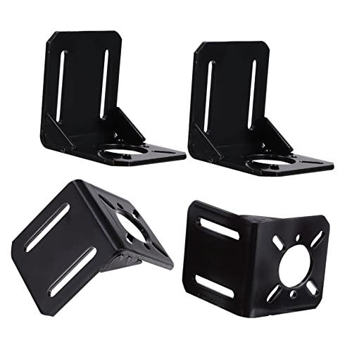 ULTECHNOVO 4pcs Multifunctional Stepper Motor Mounting Bracket for 3D Printer Motor with High Precision Slot Holes and C