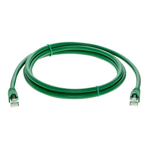 Installerparts Ethernet Cable Cat6A Cable Utp Booted 3 Ft - Green - Professional Series - 10Gigabit/Sec Network/High Speed Internet Cable, 550Mhz #TOP2