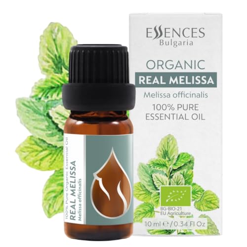 Essences Bulgaria Organic Real Melissa Essential Oil 1/3 Fl Oz | 10ml
