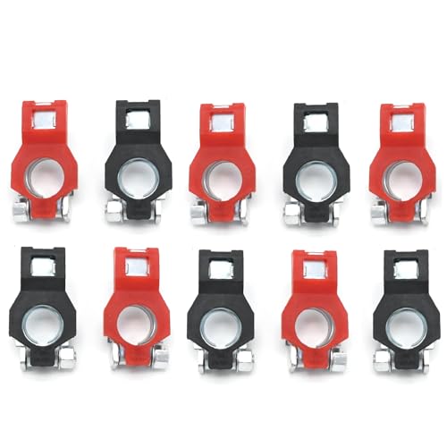 Hoypeyfiy 10Pcs Battery Cable Terminal 24340-7F000 - Positive Terminal End Replacement for Lexus/Toyota/GM Vehicles (1988-Present) - Replaces 90982-05035 92199462