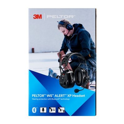 Foto von 3M Peltor WS ALERT XP Headset, Schwarz, 30 dB, Bluetooth®, Headband, MRX21A2WS6