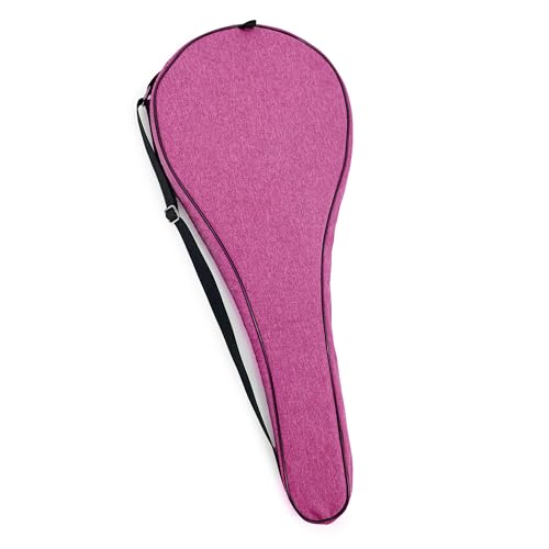 TaktZeit テニスラケットカバー ラケットケース 携帯便利 ラケット1本用ケース 軽量パッド入り テニスラケットケース