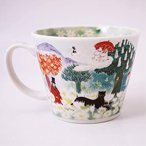 Taza para sopa Moomin Valley Water Color de porcelana miniatura 3