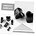 PACKOVE 10Pairs Heart Shape Acrylic Ear Gauges Punk for Men Women for Parties Concerts Chic Fashionable Stretchers