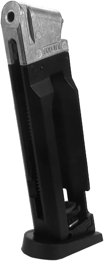 ASG CZ 75D Compact Airgun - Non-Blowback Air Pistol- , 0.177/4.5mm, 17-Round Magazine, Adjustable Rear Sight, Accessory Rail - Black