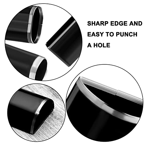 Ftyiwu 52 Shapes Style Leather Hollow Cutter Punch Tools, Leather Hole Punch Tools Set With Leather Cutter Punch And A Leather Carving Hammer, Leather Punch Cutter Tools For Handmade Leather Craft #TOP2