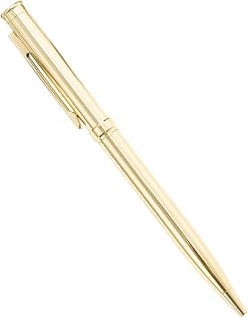Metal Ballpoint Pen 1.0mm Refillable Rotatable Ballpoint Pen Twist to Open Close Signature Pens Business Gift Pen