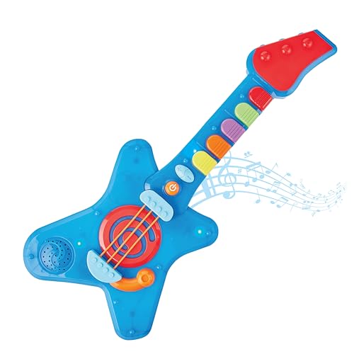 Kidoozie Rockin' Lights Guitar - Spark Musical Fun for Little Rockstars Ages 18+ Months!
