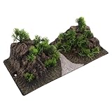DIYEAH Piedra Artificial para Acuario Paisaje de Montaña Escondite para Camarones y Peces Pequeños Adorno Decorativo de Roca para Peceras Decoración Natural para Acuarios Accesorio