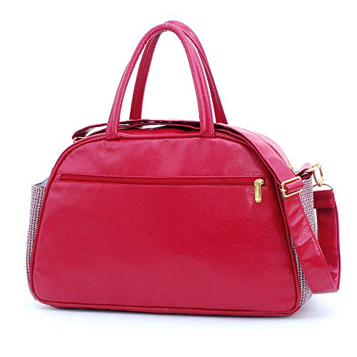Kastanheira Bolsa Vintage, Vermelho, Média