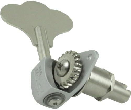 Tuner - Hipshot, HB6, USA Ultralite Clover, 3/8" Bass, Reversible, chrome