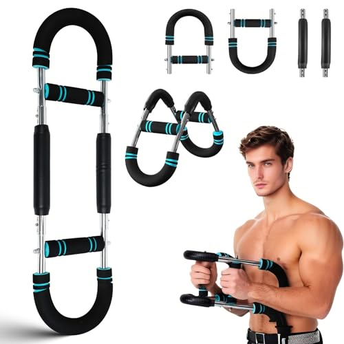 Twister Armtrainer, Power Twister Armtrainer, Verstellbares Brust Trainingsgerät 30-50 kg, Abnehmbares Design, für Fitness und Krafttraining Trainingsgeräte für Büro Zuhause, & Reise