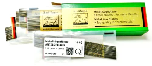 Antilope Jewelers Saw Blades #4/0 Jewelry Making 1 Gross Made in Germany