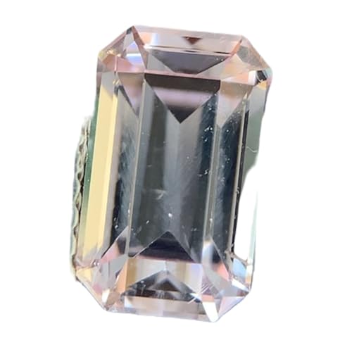Morganite naturelle émeraude 8,3mm pour création de bijoux DIY GH_NAT_09737