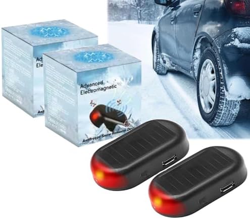 2Pcs Car Interference Antifreeze Instrument, 2026 New Universal Windshield De-Icer & Snow Remover, Portable Rapid-Action Defroster, Anti-Freezing Tools Suitable for All Vehicles