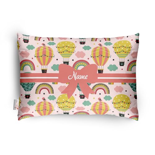 Image of Personalised Premium Baby Pillow - Super Soft Cotton Cushion for Kids (1 Month-5 Years), Cute Cartoon & Animal Prints, Neck Support, Head Shaping Pillow for Baby Sleep & Bedtime Comfort