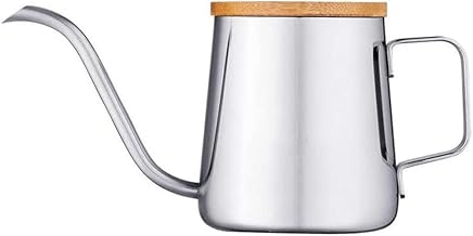 HONP Pote pescoço de ganso, bule de café de aço inoxidável, chaleira de café de orelha suspensa, pequena chaleira de bico de pescoço de ganso, adequada para café da família